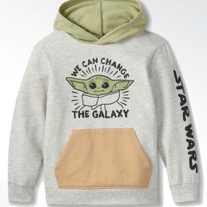 Star Wars Baby Yoda Fleece Pull Over Sweatshirt Boys-XL